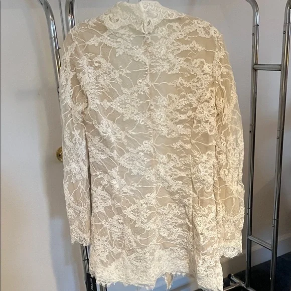 X Revolve monica blazer dress by Stone Cold Fox White Lace Mini Dress - Picture 11 of 11